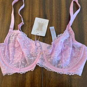 Savage X Fenty Floral Lace Unlined Bra (never worn